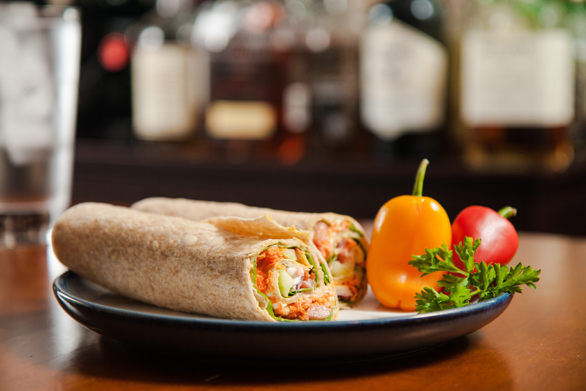 Hummus Veggie Wraps