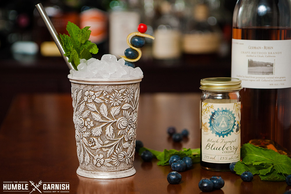 The Difference Between a Julep and a Smash – Featuring The New Art In The Age Black Trumpet Blueberry Cordial