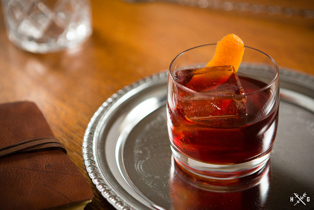 Negroni Riff with Tequila and Coffee