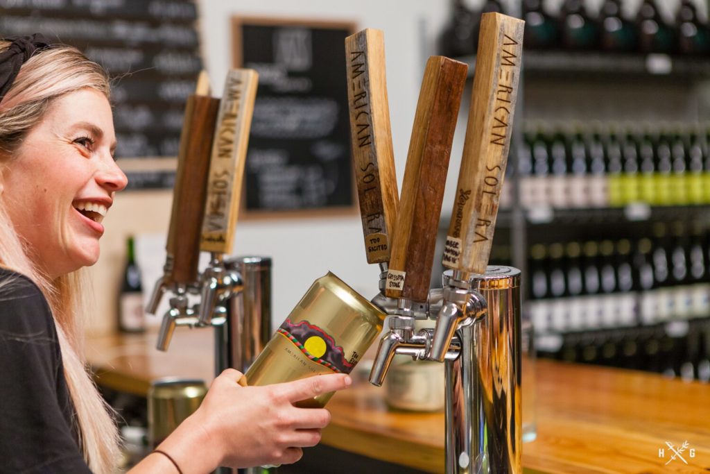 the tap handles at American Solera