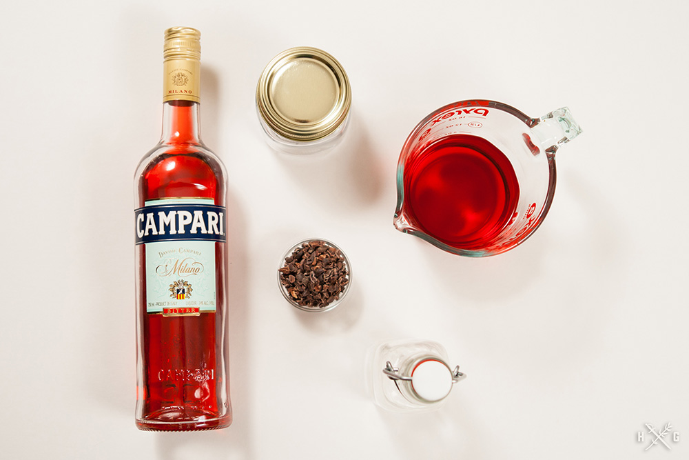 Simple Cacao Nib-Infused Campari, a Bottled Negroni, and 3 Negroni Riffs