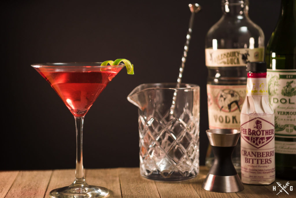 Cranberry Vodka Martini – The Humble Garnish
