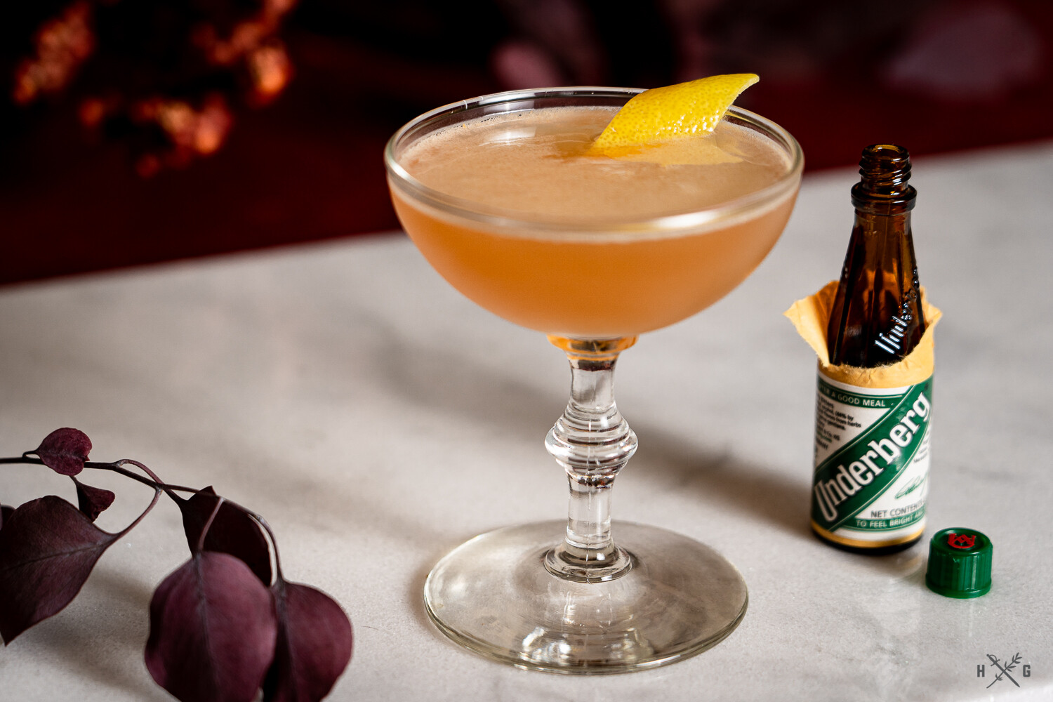 Kräuter Sauer Underberg Cocktail