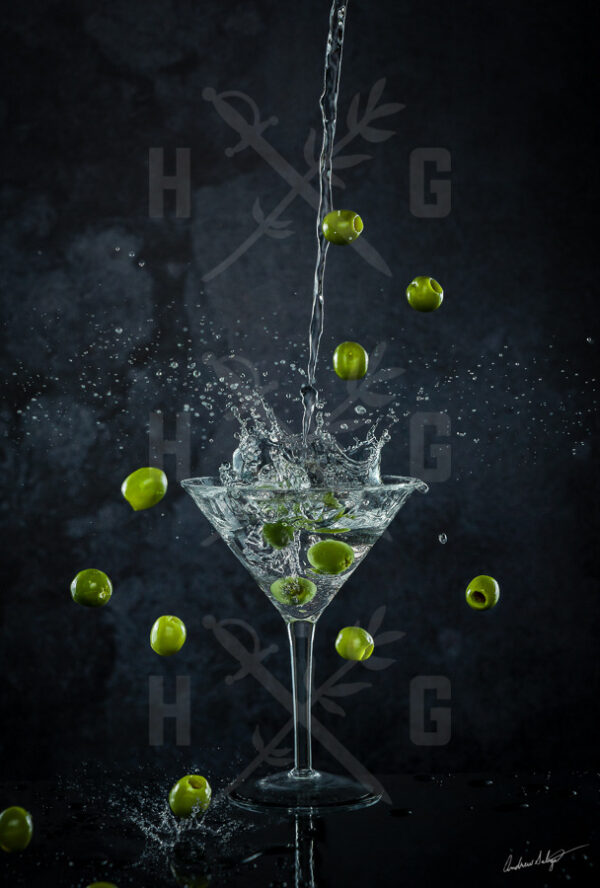 Martini (Dirty) - Luxury Edition Art Metal Print - Image 2