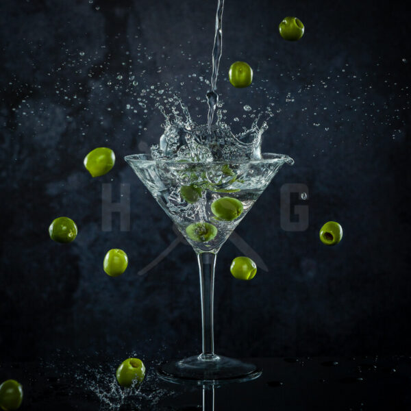 Martini (Dirty) - Luxury Edition Art Metal Print