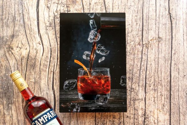 Negroni - Luxury Edition Art Metal Print - Image 6
