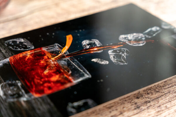 Negroni - Luxury Edition Art Metal Print - Image 4
