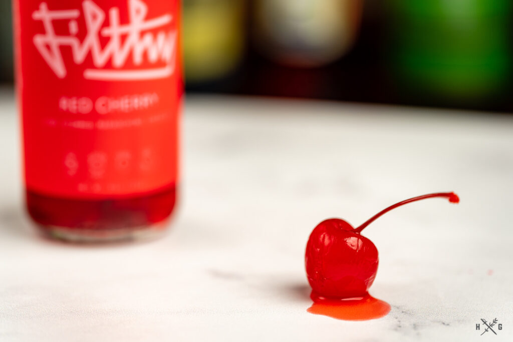 Filthy Red Maraschino Cherries